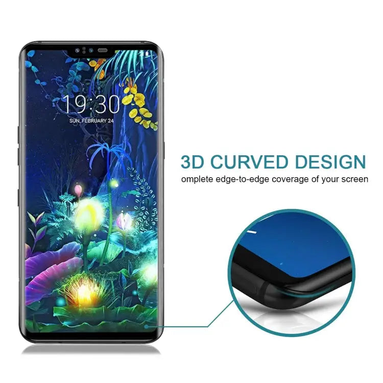 9H 3D Full Screen Tempered Glass Film for LG V50 ThinQ 5G For LG V50 ThinQ 5G(1 PC) - For LG V50 ThinQ 5G(1 PC)