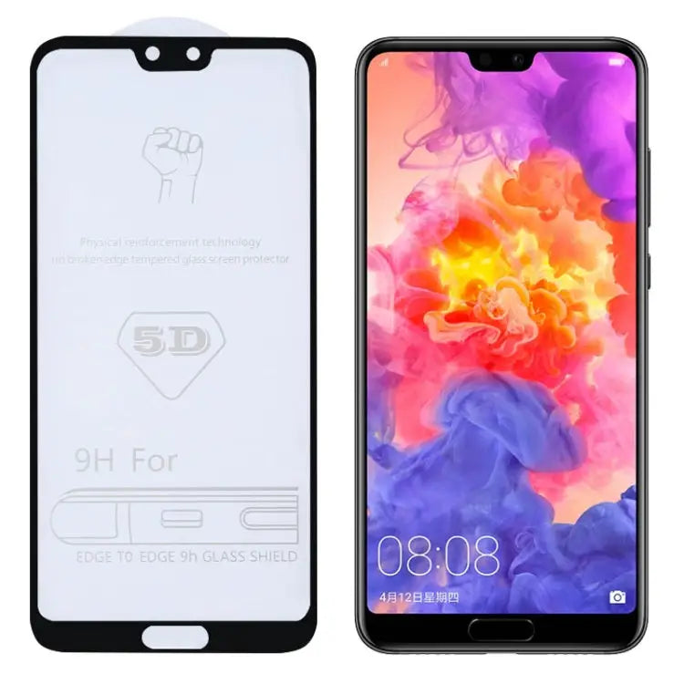 9H 5D Full Glue Full Screen Tempered Glass Film for Huawei P20 Pro For Huawei P20 Pro - For Huawei P20 Pro
