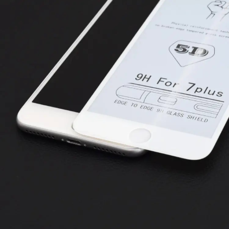 9H 5D Full Glue Full Screen Tempered Glass Film for iPhone 6 / 6s - For iPhone 6 / 6s (1 PC)