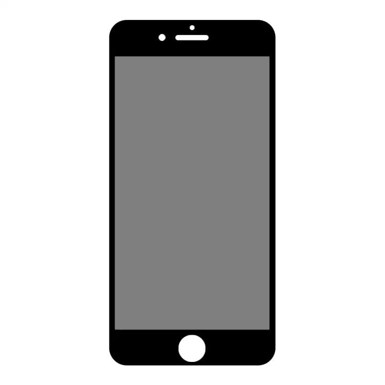 9H 6D Anti-peep Tempered Glass Film for iPhone 7 Plus - For iPhone 7 Plus(Black) / Black