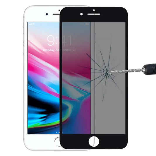 9H 6D Anti-peep Tempered Glass Film for iPhone 7 Plus - For iPhone 7 Plus(Black) / Black