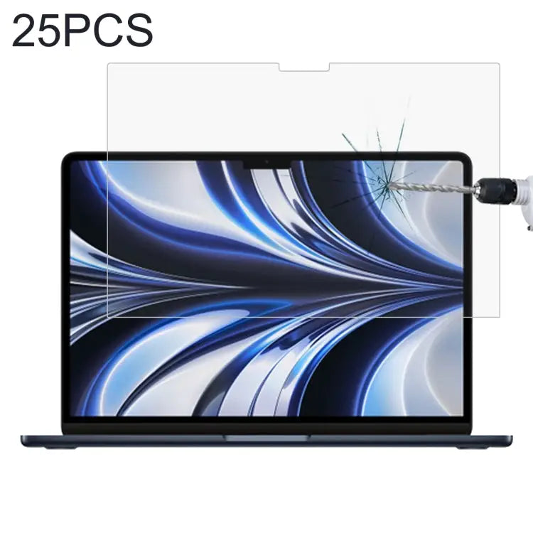 9H Explosion-proof Tempered Glass Film For MacBook Air 13.6 1 PC 2 PCS 25 PCS - 25 PCS - Apple Accessories
