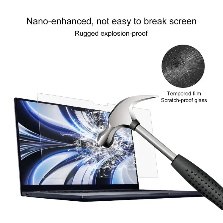 9H Explosion-proof Tempered Glass Film For MacBook Air 13.6 1 PC 2 PCS 25 PCS - Apple Accessories