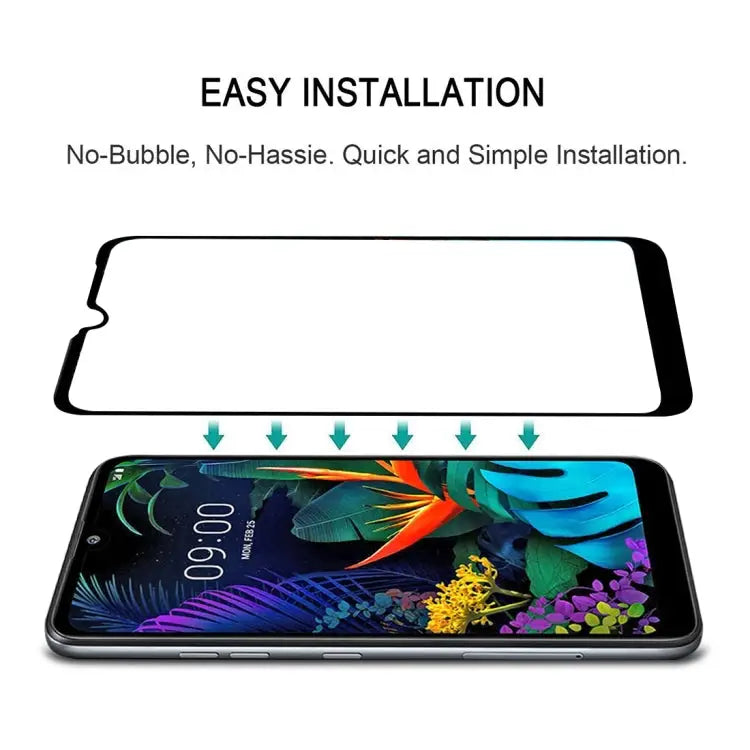 9H Full Screen Tempered Glass Film for LG X6 (2019) / Q60 / K50 For LG X6 (2019) / Q60 / K50 (1 PCS) - For LG X6 (2019)