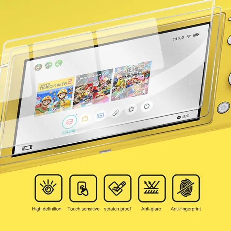 9H HD Anti-scratch Tempered Glass Screen Film for Switch Lite For Switch Lite - For Switch Lite