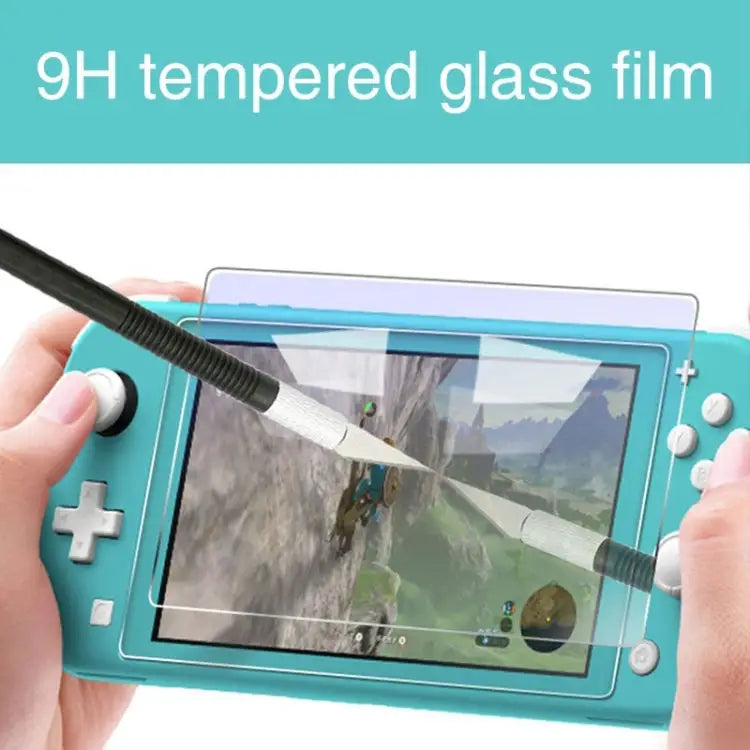 9H HD Anti-scratch Tempered Glass Screen Film for Switch Lite For Switch Lite - For Switch Lite