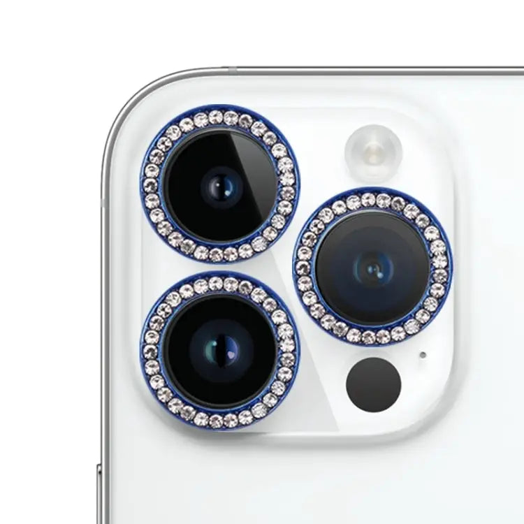 9H Point Drill Camera Lens Protector Ring For iPhone 15 Pro Max / 15 Pro For iPhone 15 / 15 Plus - For iPhone 15 Pro