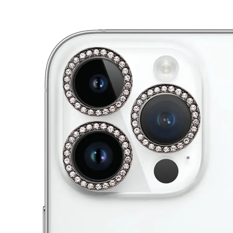 9H Point Drill Camera Lens Protector Ring For iPhone 15 Pro Max / 15 Pro For iPhone 15 / 15 Plus - For iPhone 15 Pro