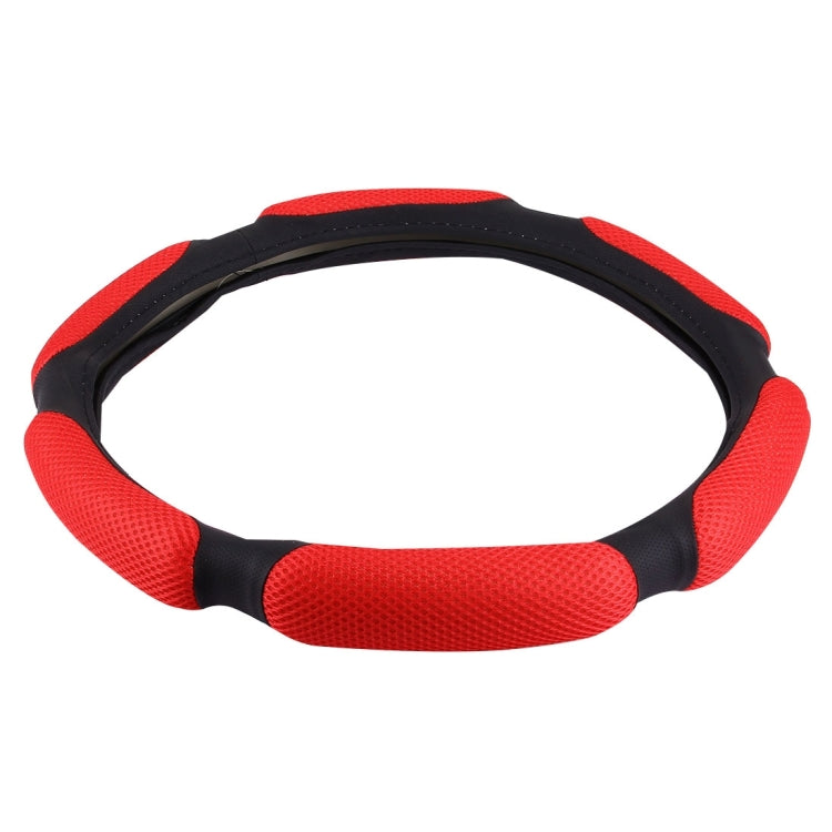 Sandwich Steering Wheel Cover, Grey and white glue#38cm, Beige and white glue#38cm, Red and white glue#38cm, Black and white glue#38cm