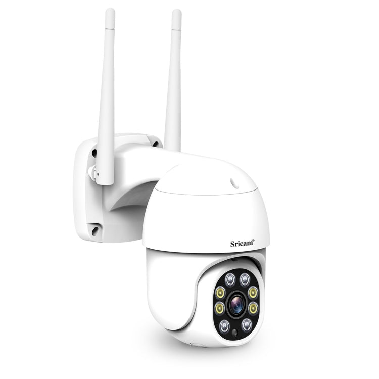 Sricam SP028 1080P HD Outdoor PTZ Camera, Support Two Way Audio / Motion Detection / Humanoid Detection / Color Night Vision / TF Card, US Plug