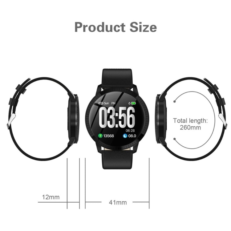 CF18 1.22 inch Color Screen IPX67 Waterproof Bluetooth Smartwatch, Support Call Reminder/ Heart Rate Monitoring /Blood Pressure Monitoring/ Sleep Monitoring