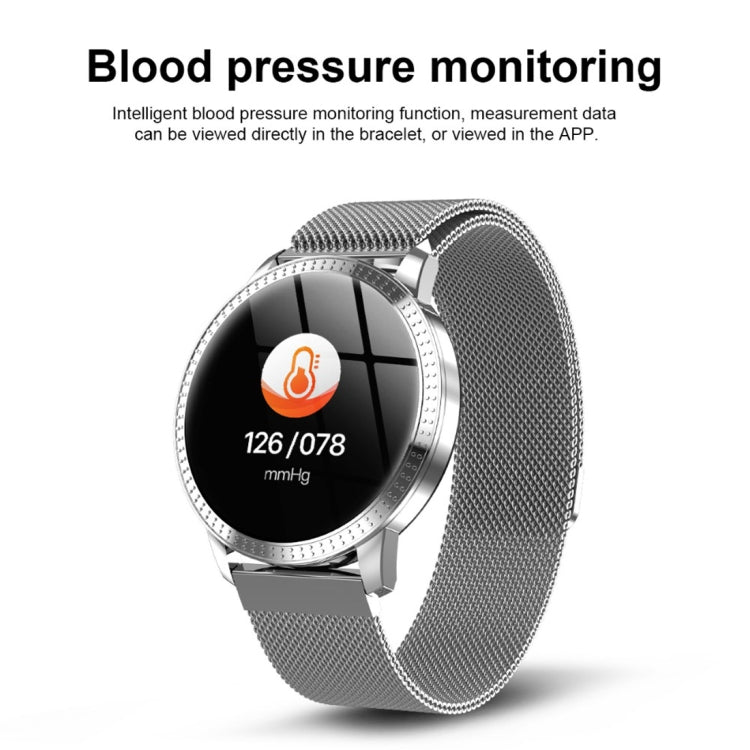 CF18 1.22 inch Color Screen IPX67 Waterproof Bluetooth Smartwatch, Support Call Reminder/ Heart Rate Monitoring /Blood Pressure Monitoring/ Sleep Monitoring