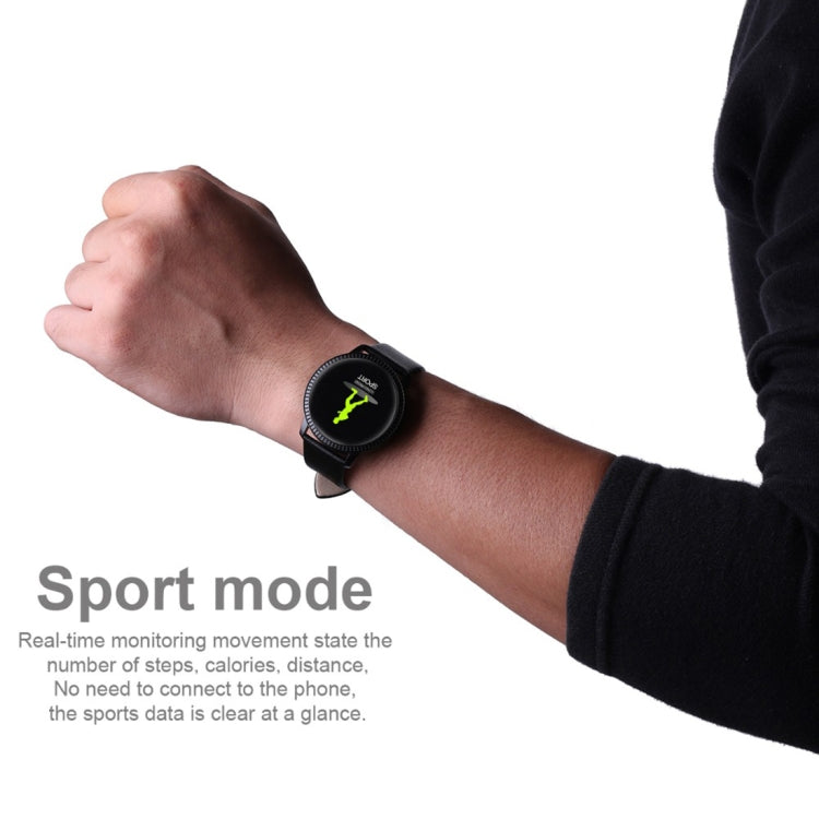 CF18 1.22 inch Color Screen IPX67 Waterproof Bluetooth Smartwatch, Support Call Reminder/ Heart Rate Monitoring /Blood Pressure Monitoring/ Sleep Monitoring