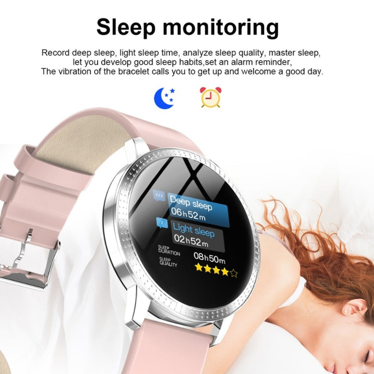 CF18 1.22 inch Color Screen IPX67 Waterproof Bluetooth Smartwatch, Support Call Reminder/ Heart Rate Monitoring /Blood Pressure Monitoring/ Sleep Monitoring