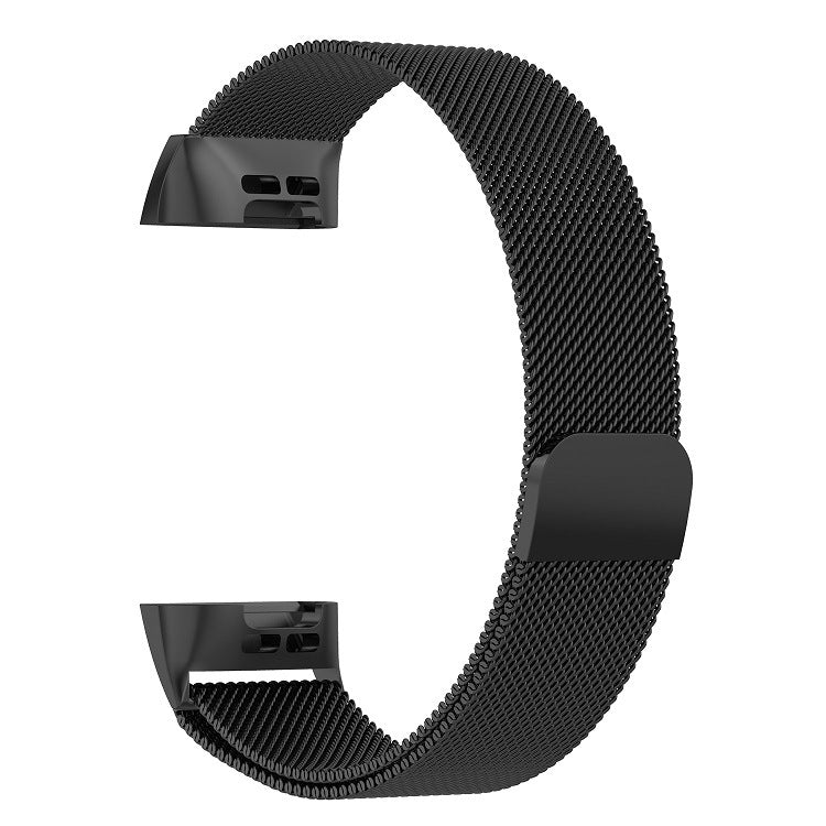 Stainless Steel Magnet Watch Band for FITBIT Charge 3, Size:Small, 187x18mm
