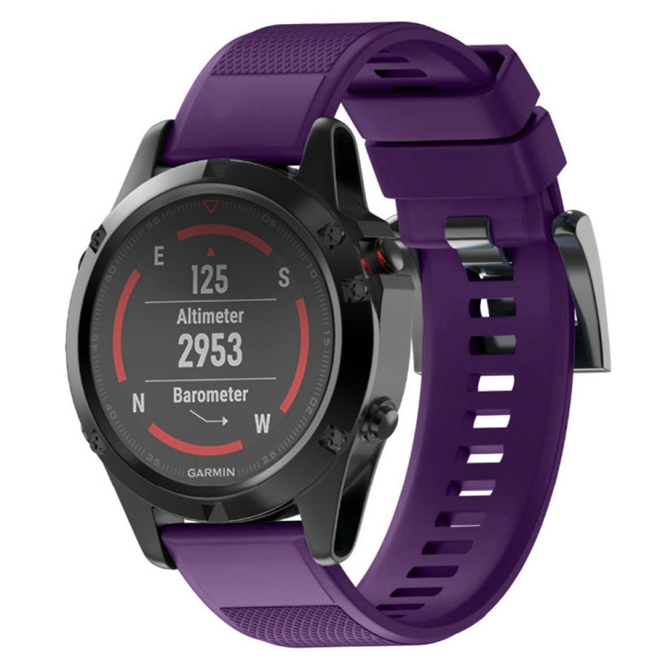 Quick Removable Silicone Watch Band for Fenix 5X 26mm