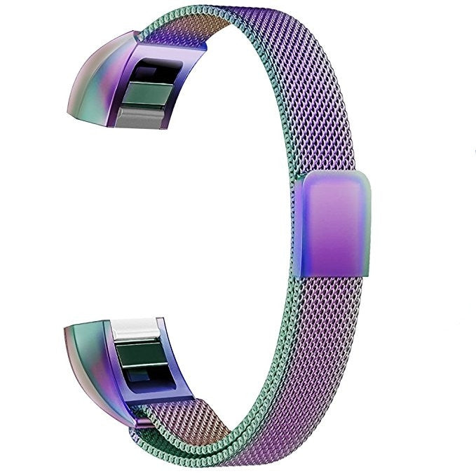 Stainless Steel Magnet Watch Band for FITBIT Alta,Size:Small,130-170mm