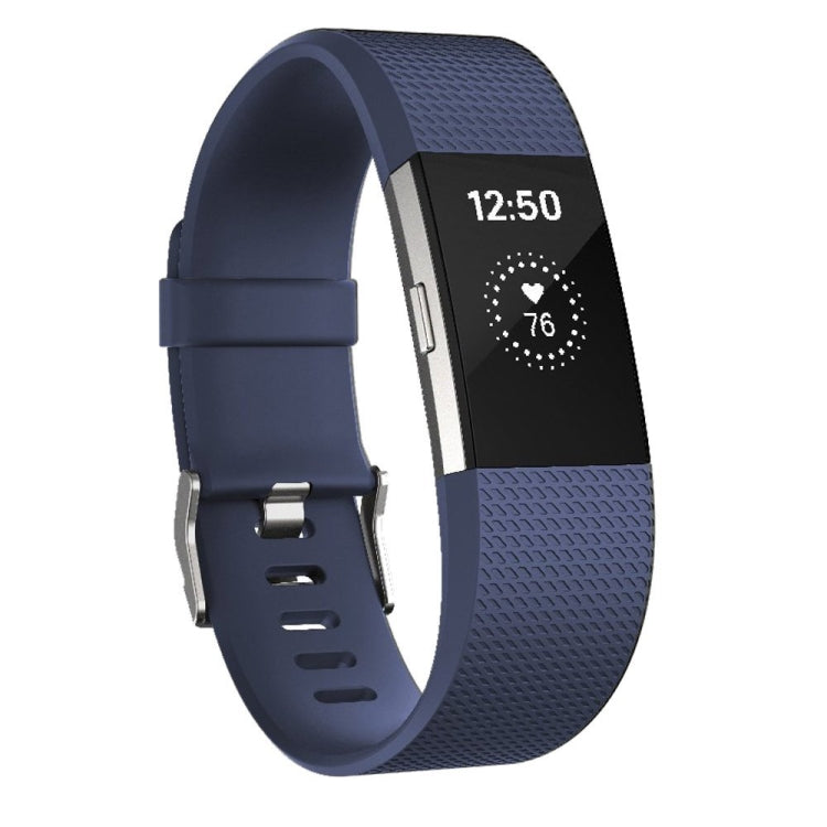 Square Pattern Adjustable Sport Watch Band for FITBIT Charge 2, Size: L, 12.5x8.5cm, L, Black, L, Light Pink, L, Light Purple, L, Mint Green, L, Coral Red, L, Navy Blue, L, Dark Purple, L, Purple, L, Cyan, L, Pink, L, Red, L, Green, L, Rose Red, L, Gre...