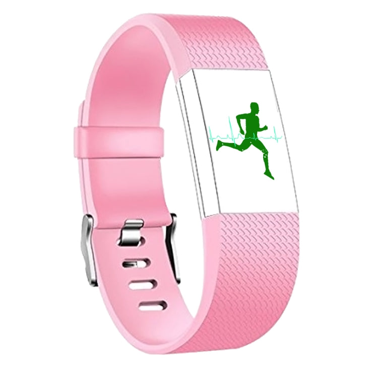 Square Pattern Adjustable Sport Watch Band for FITBIT Charge 2, Size: L, 12.5x8.5cm, L, Black, L, Light Pink, L, Light Purple, L, Mint Green, L, Coral Red, L, Navy Blue, L, Dark Purple, L, Purple, L, Cyan, L, Pink, L, Red, L, Green, L, Rose Red, L, Gre...