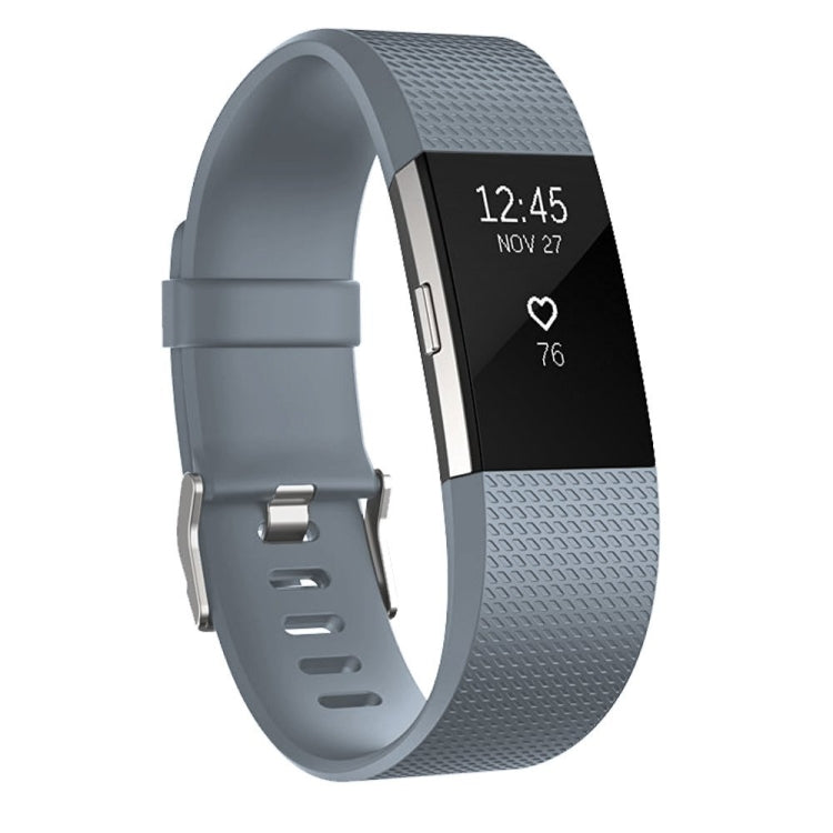 Square Pattern Adjustable Sport Watch Band for FITBIT Charge 2, Size: L, 12.5x8.5cm, L, Black, L, Light Pink, L, Light Purple, L, Mint Green, L, Coral Red, L, Navy Blue, L, Dark Purple, L, Purple, L, Cyan, L, Pink, L, Red, L, Green, L, Rose Red, L, Gre...