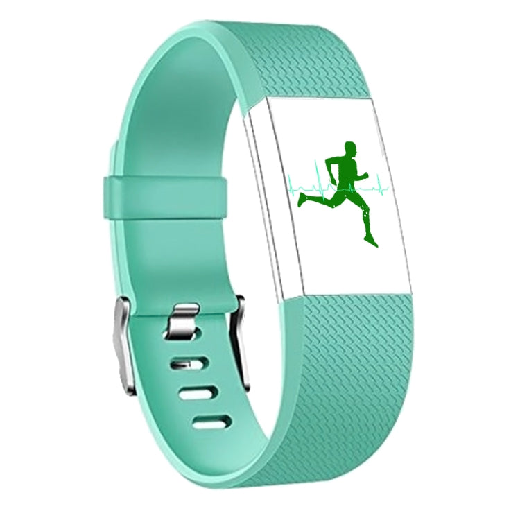 Square Pattern Adjustable Sport Watch Band for FITBIT Charge 2, Size: L, 12.5x8.5cm, L, Black, L, Light Pink, L, Light Purple, L, Mint Green, L, Coral Red, L, Navy Blue, L, Dark Purple, L, Purple, L, Cyan, L, Pink, L, Red, L, Green, L, Rose Red, L, Gre...
