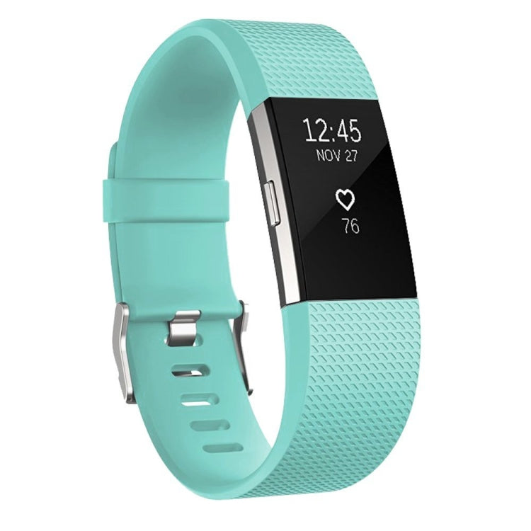 Square Pattern Adjustable Sport Watch Band for FITBIT Charge 2, Size: L, 12.5x8.5cm, L, Black, L, Light Pink, L, Light Purple, L, Mint Green, L, Coral Red, L, Navy Blue, L, Dark Purple, L, Purple, L, Cyan, L, Pink, L, Red, L, Green, L, Rose Red, L, Gre...
