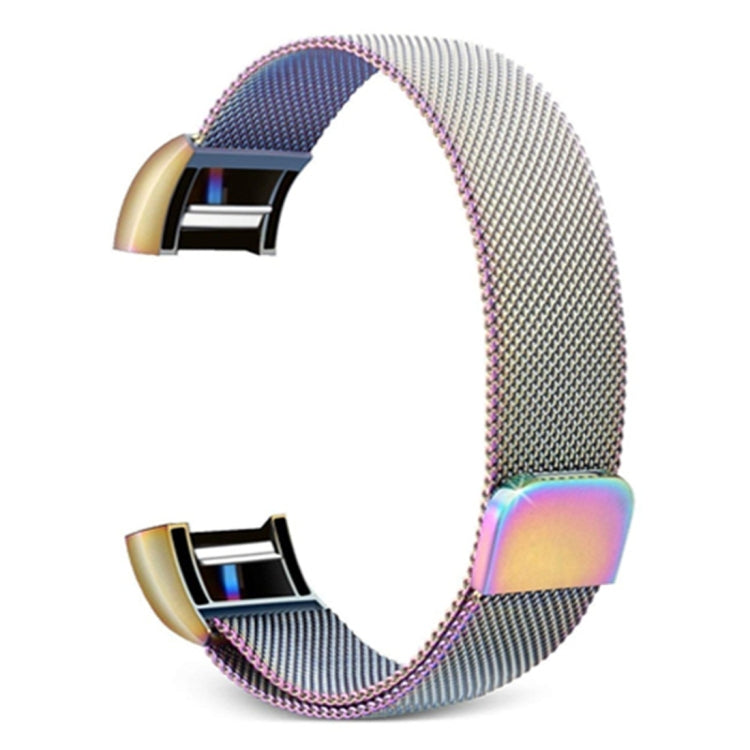 Smart Watch Stainless Steel Watch Band for FITBIT Charge 2, Size: L