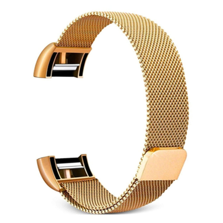 Smart Watch Stainless Steel Watch Band for FITBIT Charge 2, Size: L