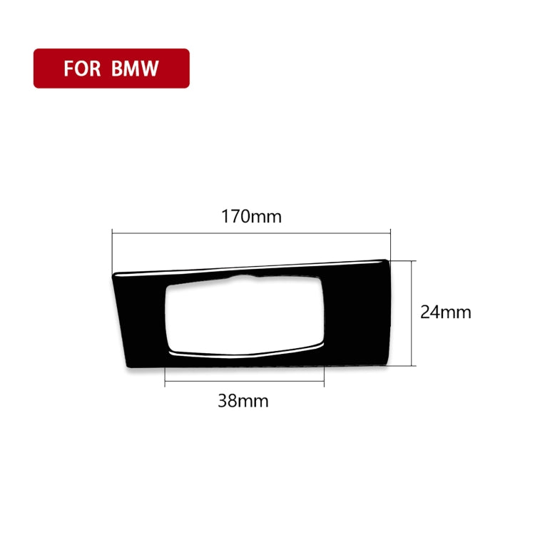 Car Left Drive Headlight Switch Panel Decorative Sticker for BMW E70 X5 / E71 X6 2008-2013, Left Drive Headlight Switch