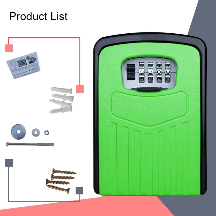 Large Password Lock Metal Storage Box Villa Security Box Wall Cabinet Safety Box