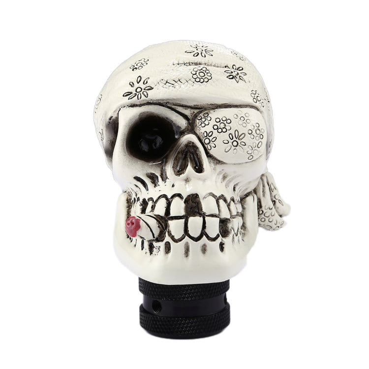Pirate Skull Shaped Universal Vehicle Car Shifter Cover Manual Automatic Gear Shift Knob, Pirate Skull(Black), Pirate Skull(Red), Pirate Skull(White)