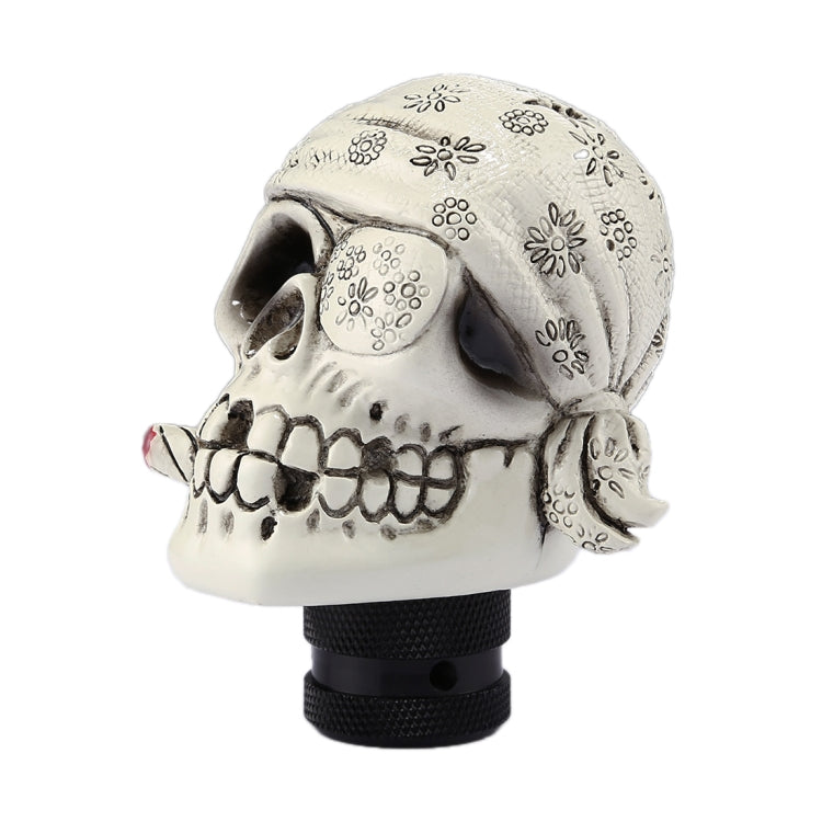 Pirate Skull Shaped Universal Vehicle Car Shifter Cover Manual Automatic Gear Shift Knob, Pirate Skull(Black), Pirate Skull(Red), Pirate Skull(White)