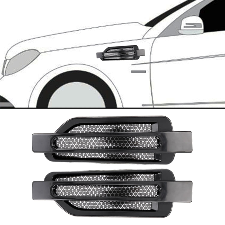 2 PCS Car-Styling Random Decorative Sticker, Black, Random Decorative Sticker