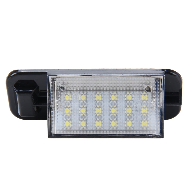 2 PCS License Plate Light with 18 SMD-3528 Lamps for BMW E36(1992-1998)，2W 120LM,6000K, DC12V (White Light), For BMW E36