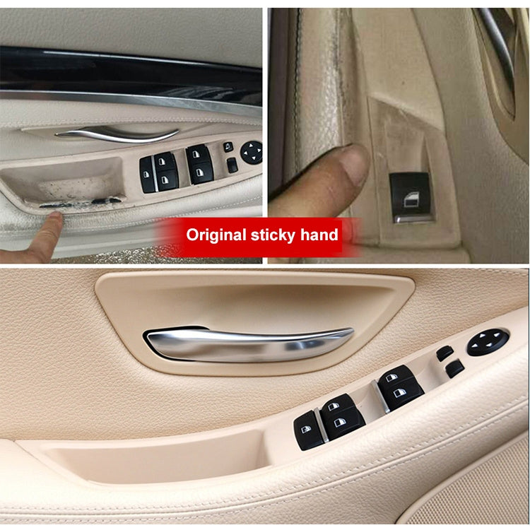 Car Standard Version Inside Doors Handle Pull Trim Cover 5141 7225 873 for BMW F10 F18, Left Driving, Standard Version (Black), Standard Version (Dark Coffee), Standard Version (Beige White), Standard Version (Grey), Standard Version (Beige)...