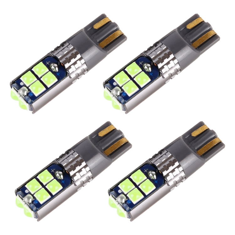 4 PCS T10 DC12V / 2W Car Clearance Light 10LEDs SMD-3030 Lamp Beads, 10LEDs SMD-3030 (White Light), 10LEDs SMD-3030 (Yellow Light), 10LEDs SMD-3030 (Ice Blue Light), 10LEDs SMD-3030 (Blue Light), 10LEDs SMD-3030 (Pink Light), 10LEDs SMD-3030 (Green Lig...