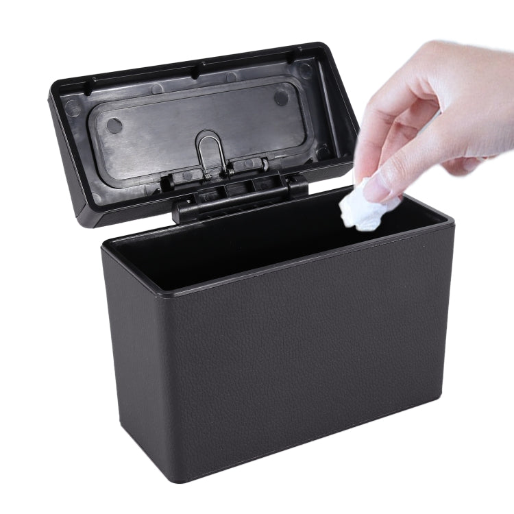 Car Plastic Trash Can Large Capacity Interior Accessories Box