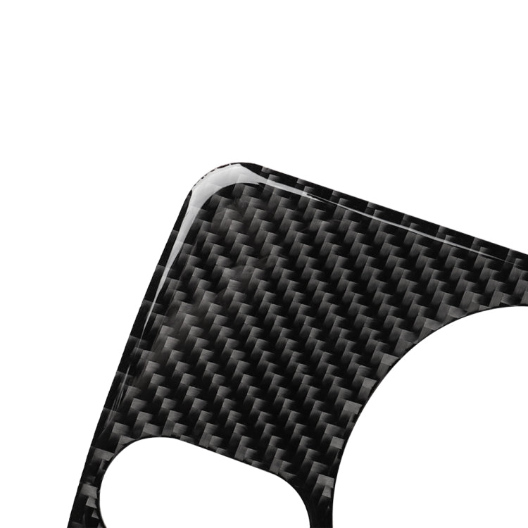 Carbon Fiber Car Headlight Switch Panel Decorative Sticker for Volkswagen Golf 6 2008-2012, Left Driving, Headlight Switch Panel, Left Driving