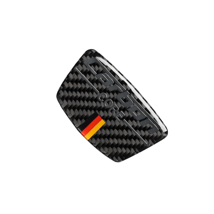 Car Carbon Fiber German Flag Color Goalpost Decorative Sticker for Audi A6 2005-2011, Left and Right Drive Universal, German Goalpost