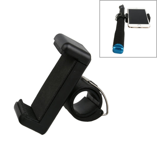 Mobile Phone Clip Holder for GoPro & SJCAM & Xiaoyi Handheld Selfie Monopod, Small Clip Port Diameter: 2cm-2.3cm, Diameter: 2cm-2.3cm