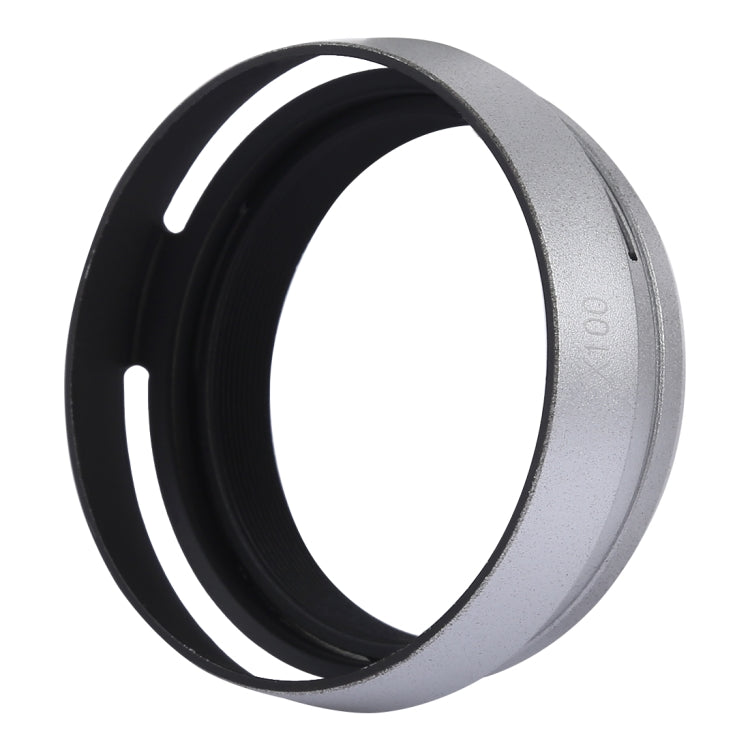 49mm Metal Vented Lens Hood for Fujifilm X100, LA-49 X100 (Black), LA-49 X100 (Silver)