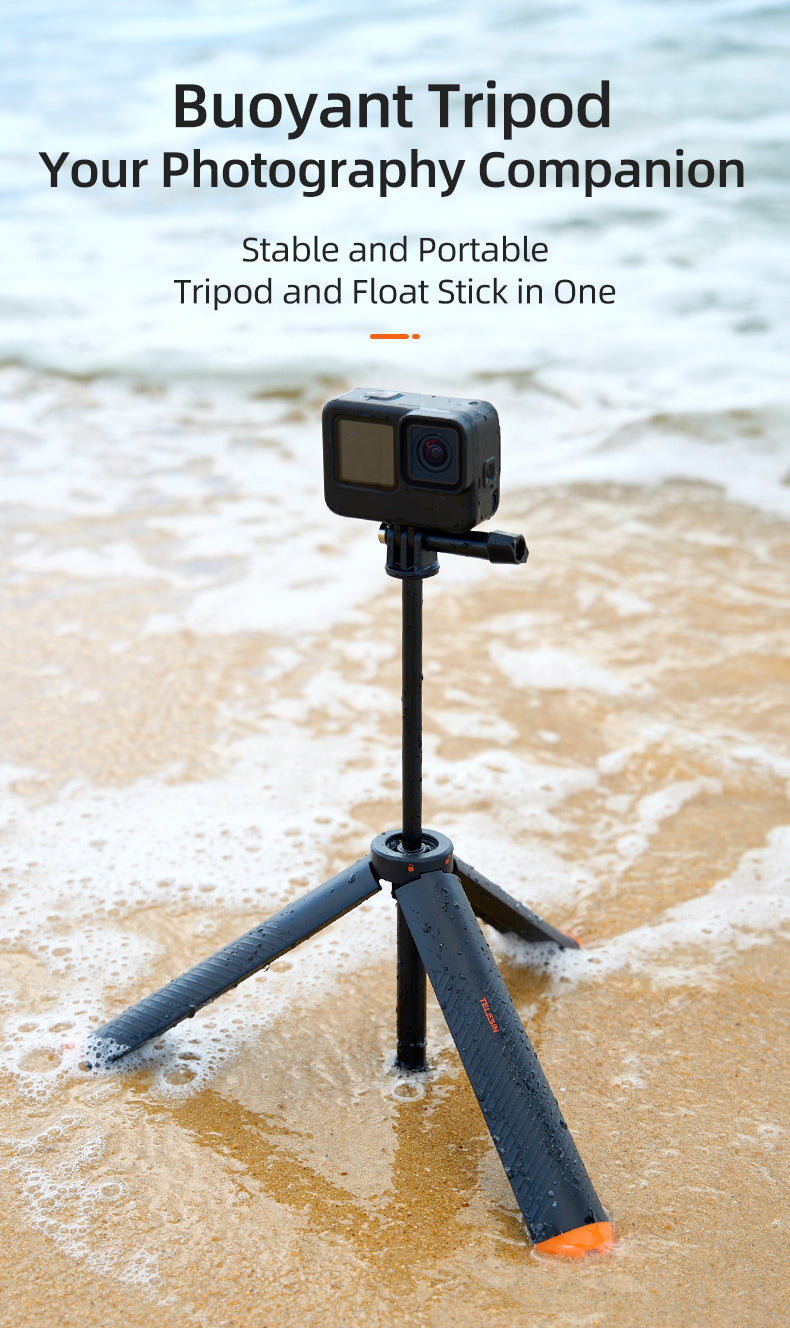 TELESIN Floating Tripod Selfie Stick