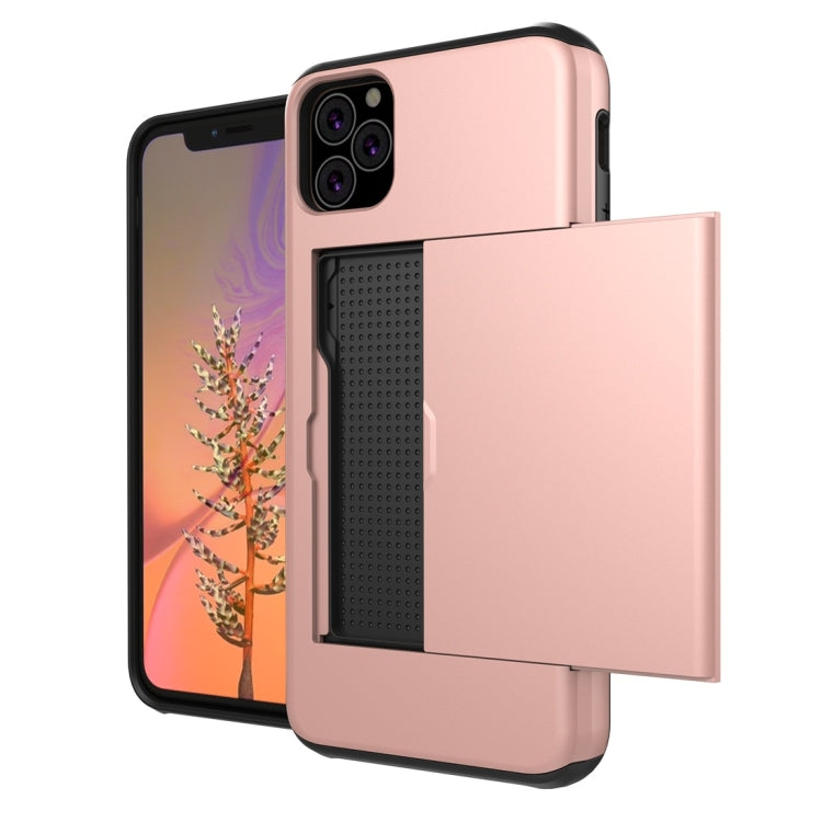 Shockproof Rugged Armor Protective Case with Card Slot, For iPhone 11 Pro