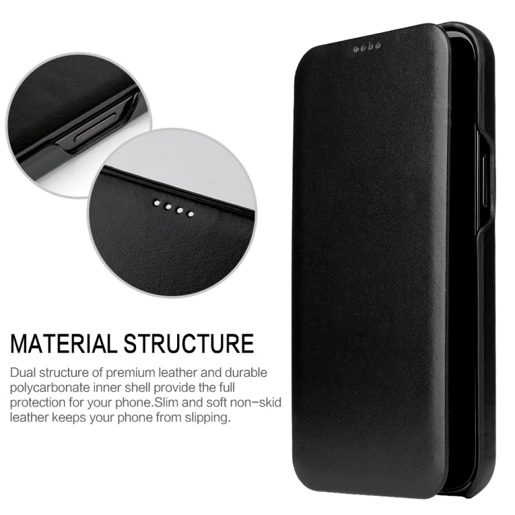 Fierre Shann Business Magnetic Horizontal Flip Genuine Leather Case, For iPhone X / XS, For iPhone XR, For iPhone XS Max, For iPhone 11, For iPhone 11 Pro, For iPhone 11 Pro Max, For iPhone 12 mini, For iPhone 12 / 12 Pro