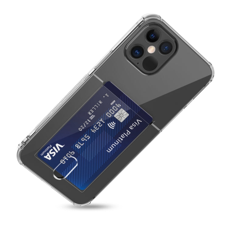 TPU Transparent Protective Case with Card Slots
