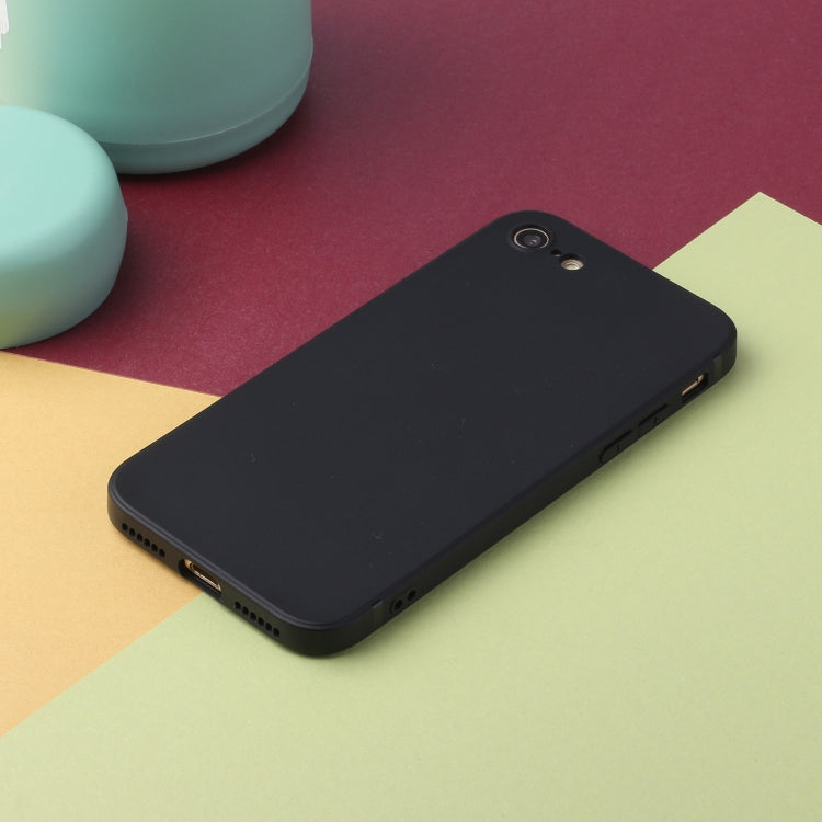 Straight Edge Solid Color TPU Shockproof Case