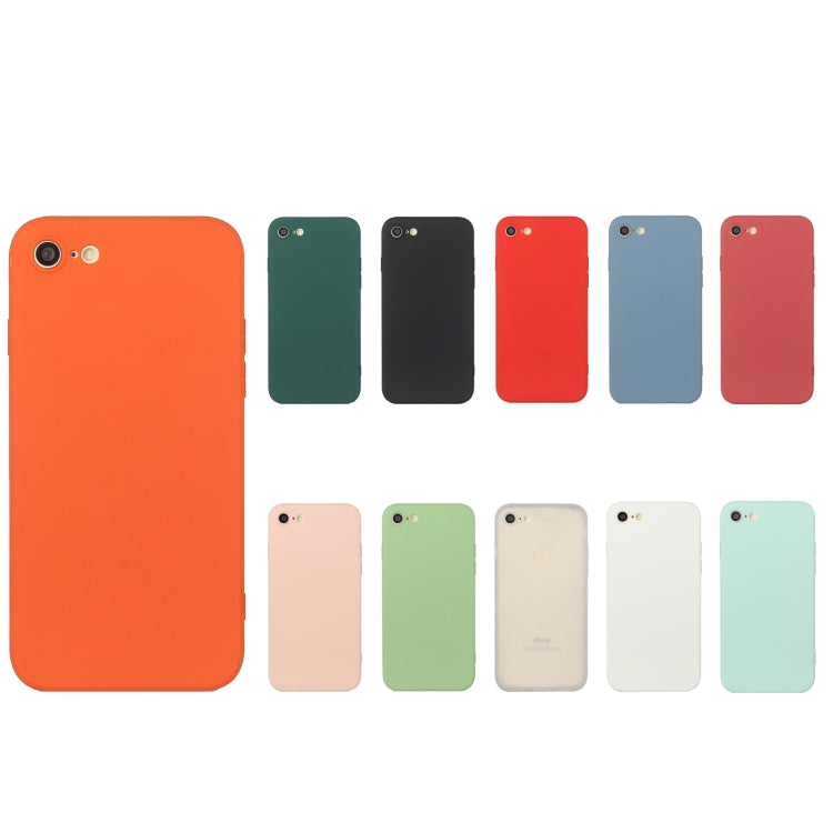 Straight Edge Solid Color TPU Shockproof Case