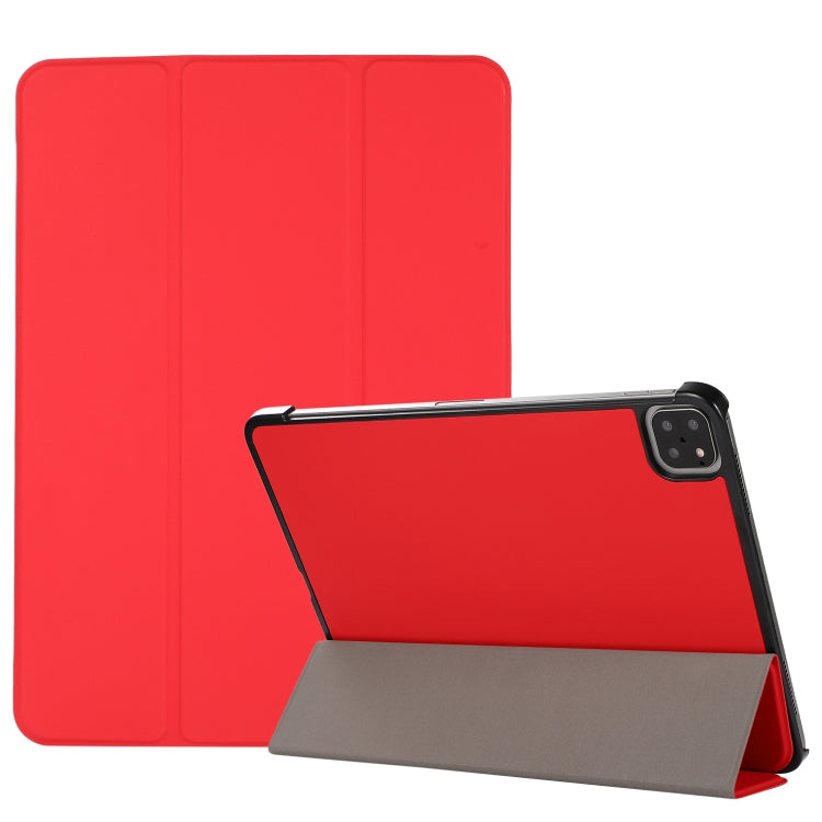 3-folding Skin Texture Horizontal Flip TPU + PU Leather Case with Holder, For iPad Air 11 2024 / 2022 / 2020 10.9, For iPad 9.7 (2018) / 9.7 (2017) / air / air2, For Samsung Galaxy Tab A7 10.4(2020) T500 / T505