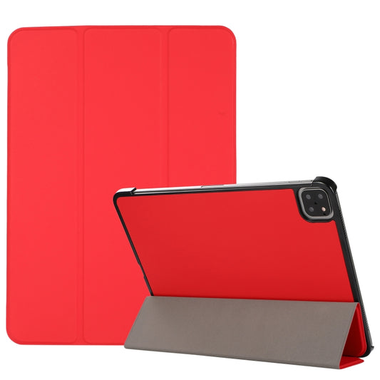 3-folding Skin Texture Horizontal Flip TPU + PU Leather Case with Holder, For iPad Air 11 2024 / 2022 / 2020 10.9, For iPad 9.7 (2018) / 9.7 (2017) / air / air2, For Samsung Galaxy Tab A7 10.4(2020) T500 / T505