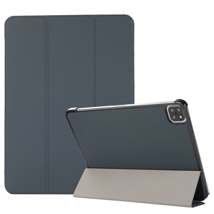 3-folding Skin Texture Horizontal Flip TPU + PU Leather Case with Holder, For iPad Air 11 2024 / 2022 / 2020 10.9, For iPad 9.7 (2018) / 9.7 (2017) / air / air2, For Samsung Galaxy Tab A7 10.4(2020) T500 / T505